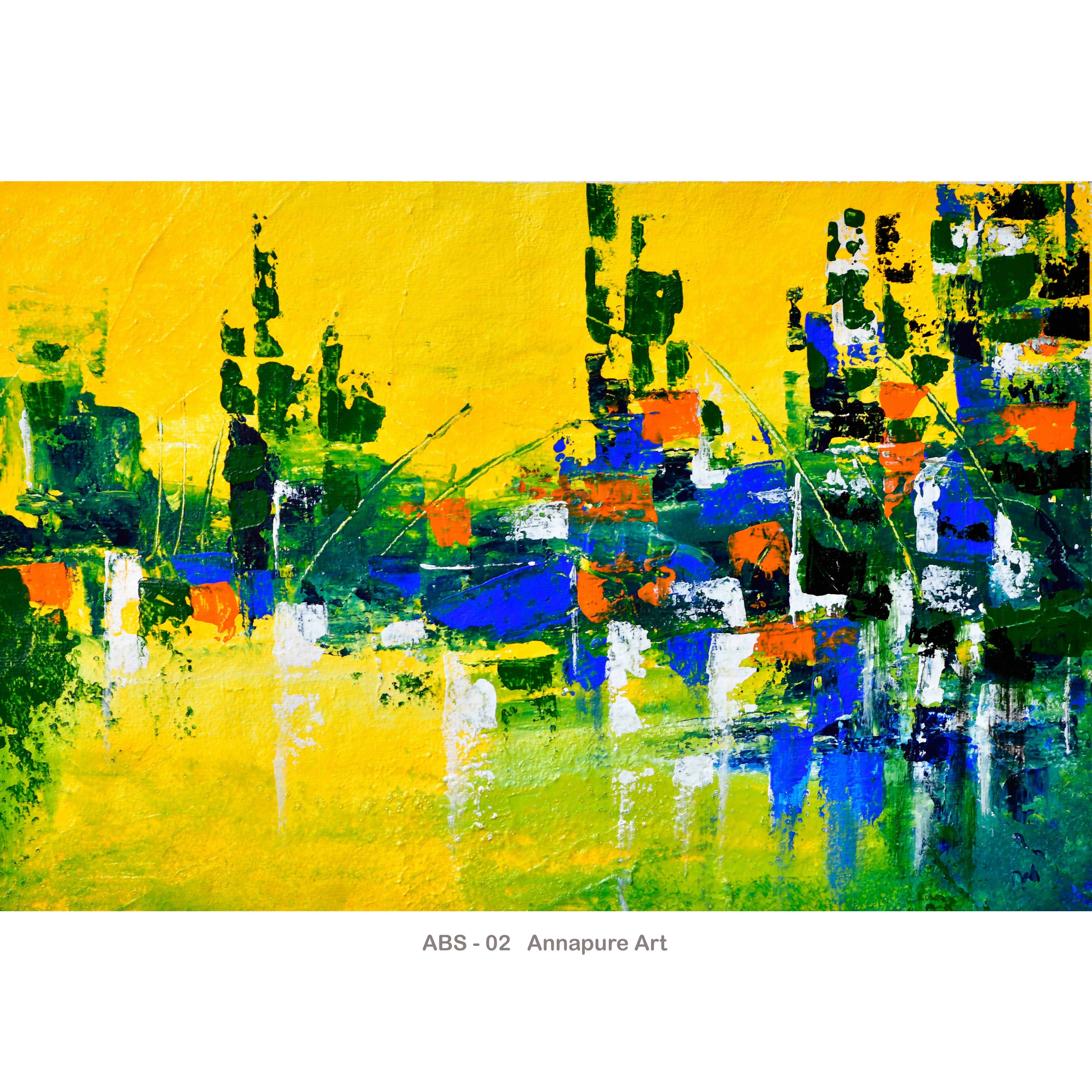Acrylic Abstract, wall art, Home and Office decor. ABS - 02