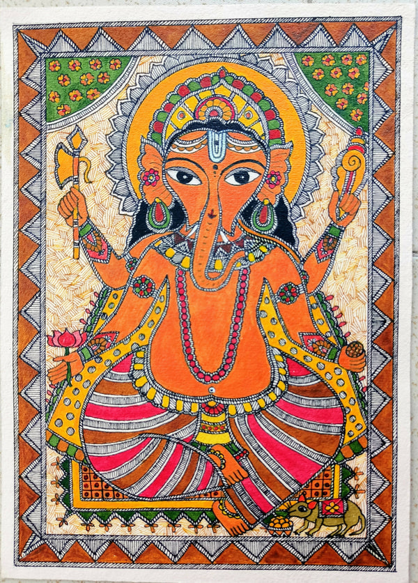 Madhubani Ganesha