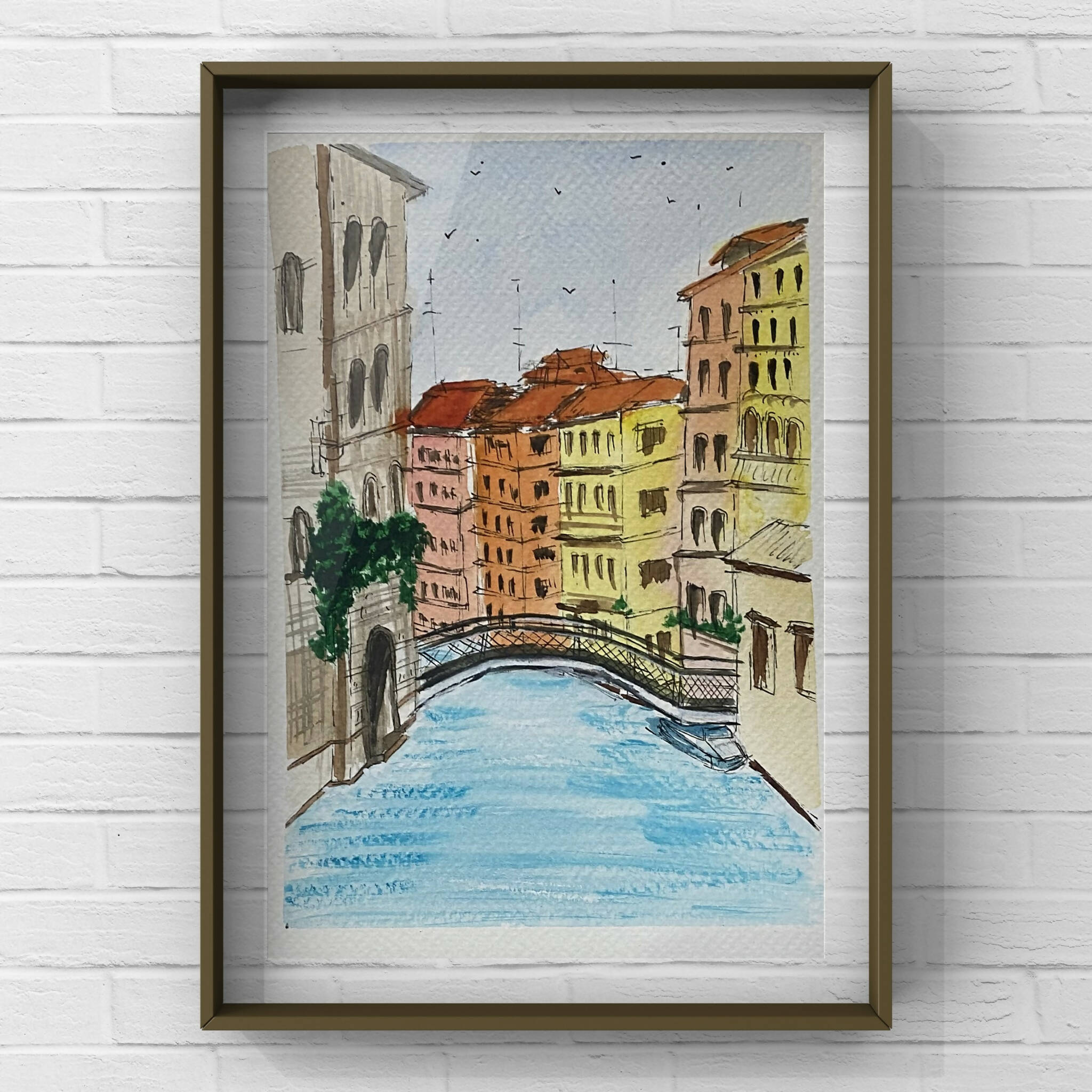 Vanice Italy painting, sail with me