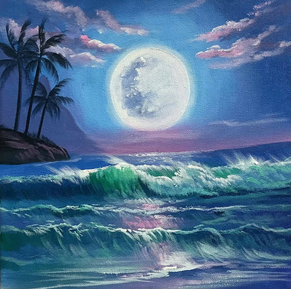 Heaven on earth scenery painting