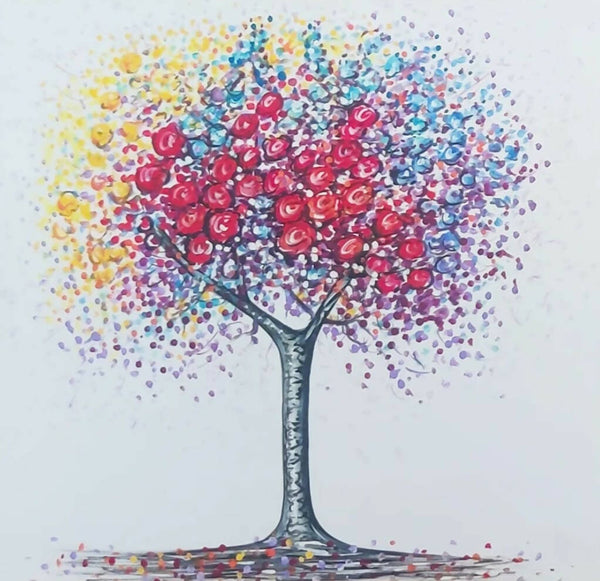 Magical tree painting