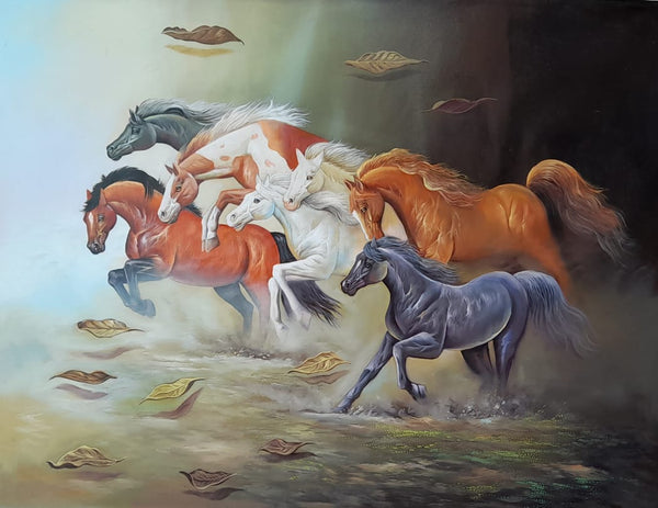 7 Running horses (Artoholic)