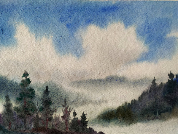 Cloudy Foggy Himalaya