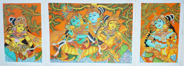 Radhe Krishna (Multi Art)