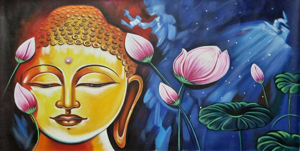 Buddha painting for living room