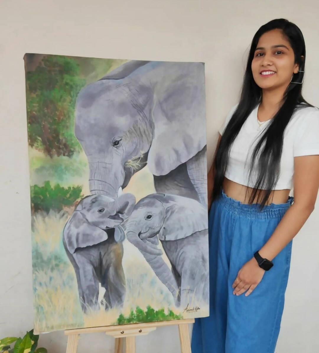Mother Nature Elephant Painting