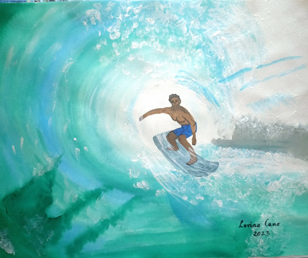 Surfing away