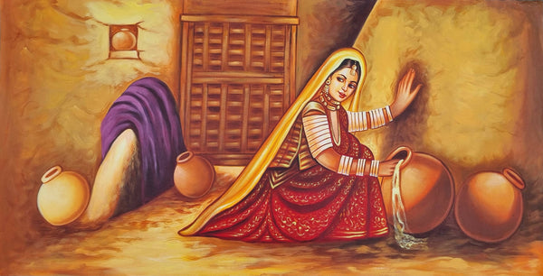Rajasthani village paintings.