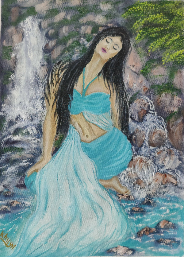 Beauty With Nature Oil Painting