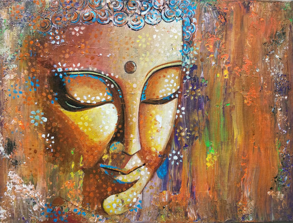 Tranquil Bliss: Smiling and Peaceful Buddha