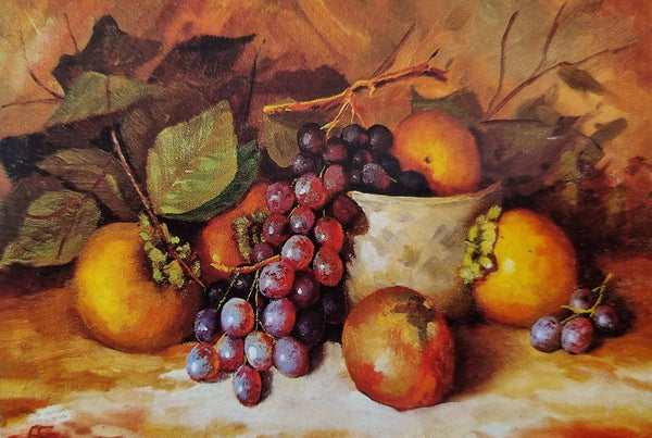 Realistic fruits paintings