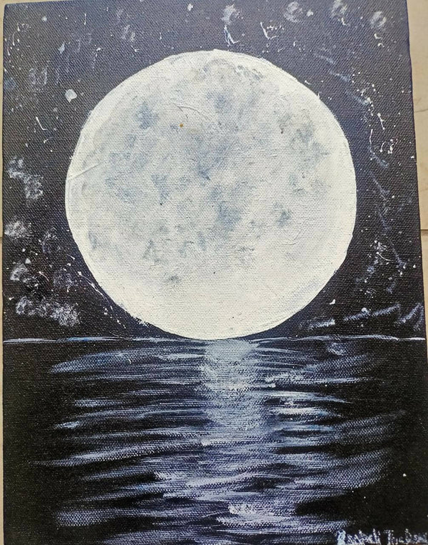 Painting of moon