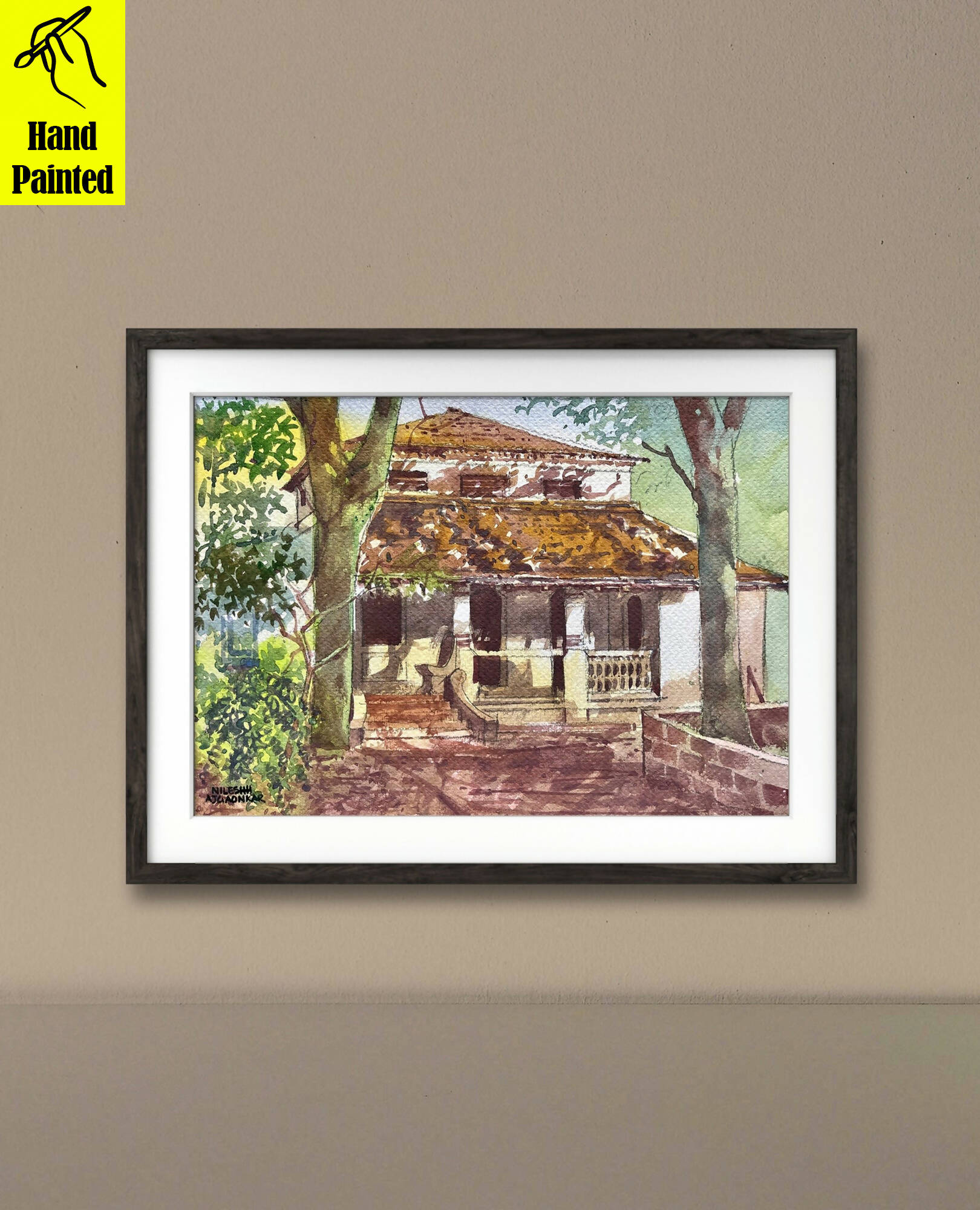 Title: Goan heritage house with two jackfruit trees