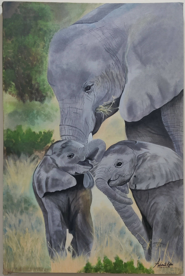 Mother Nature Elephant Painting