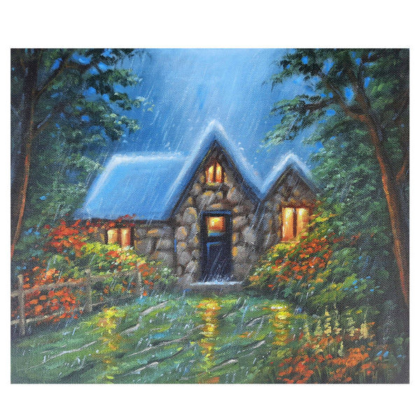 The Evening Rain Original Canvas Painting