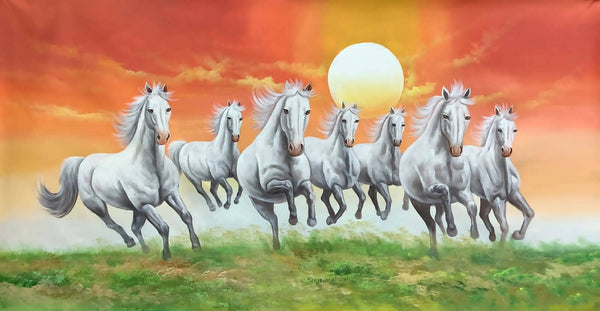 7 running horses as per vastu