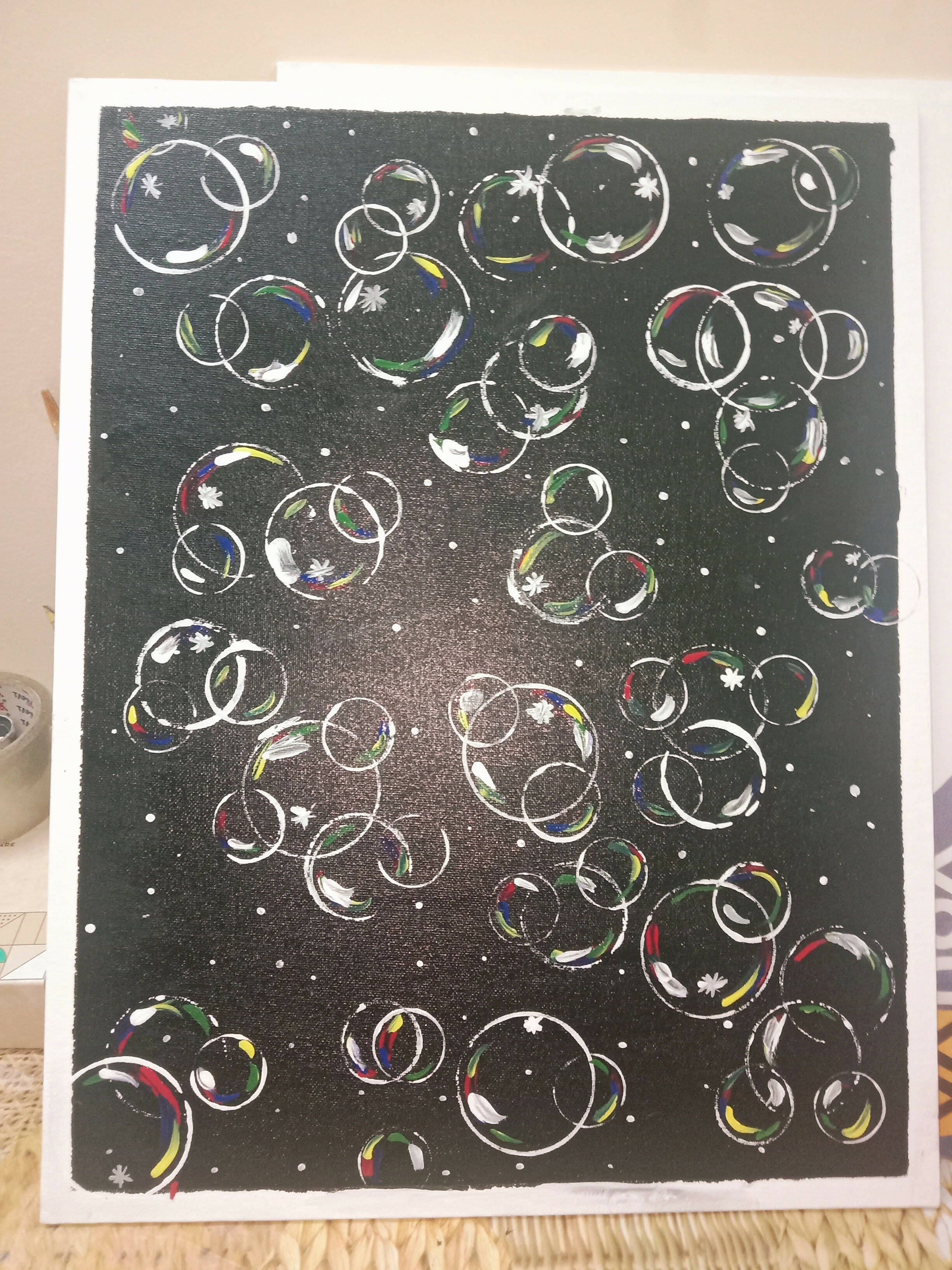 Bubbles painting
