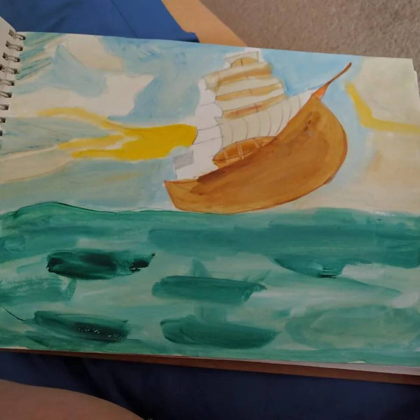 Boats sailing on the sea