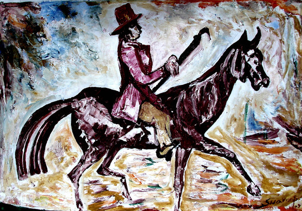 LADY ON HORSE