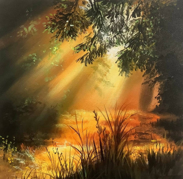 Calming nature scenery landscape painting