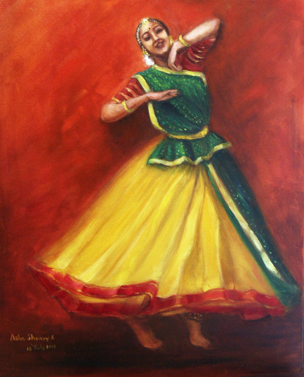 Kathak Dancer depicting Radha