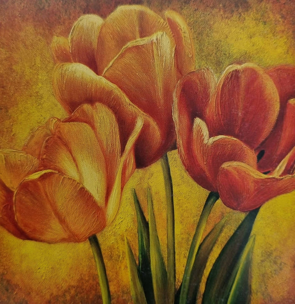 Flowers painting acrylic