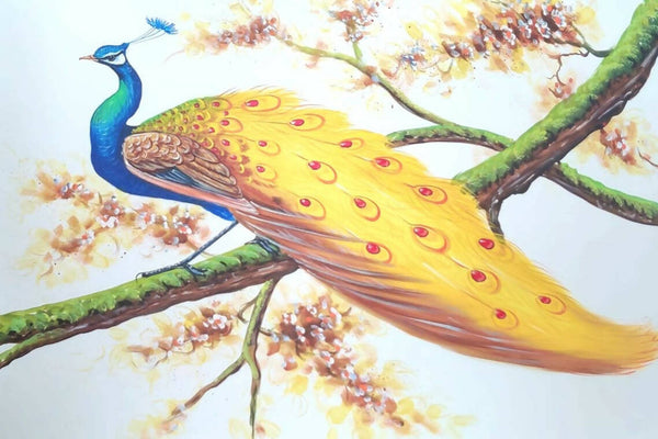 Peacock painting as per vastu