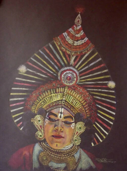 Yakshagana Painting  Kreate