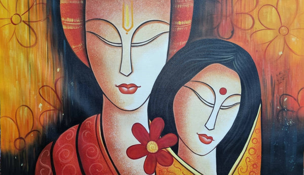 Radha Krishna painting for sale