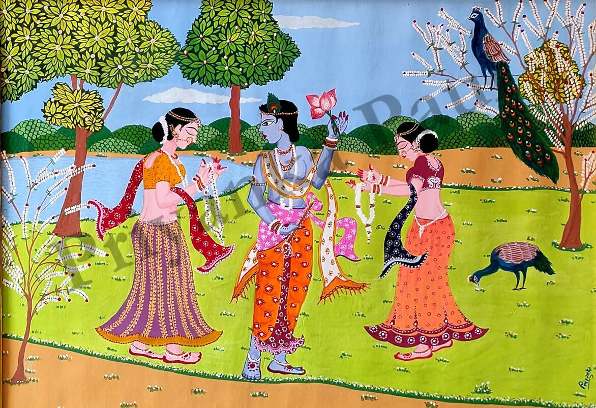 Rukmini and Satyabhama