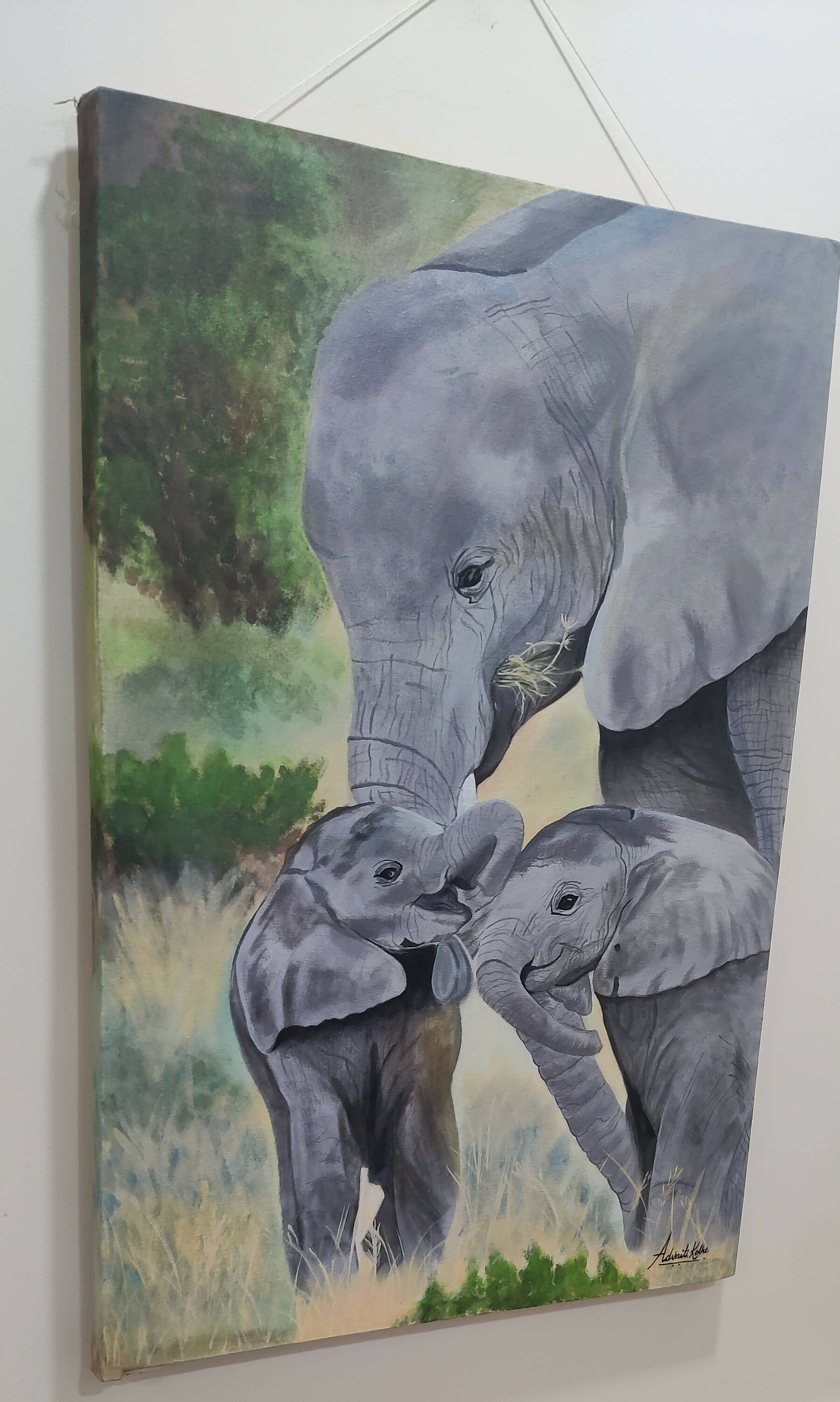 Mother Nature Elephant Painting