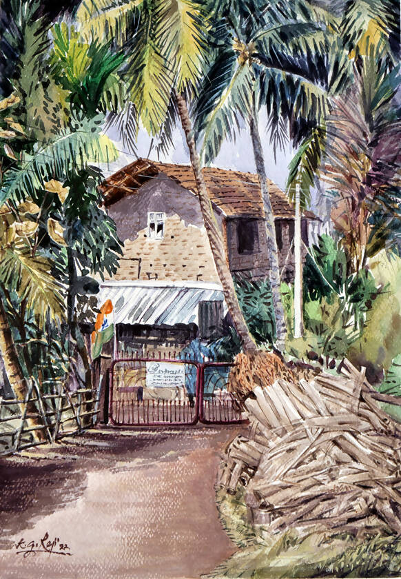 kerala rural house