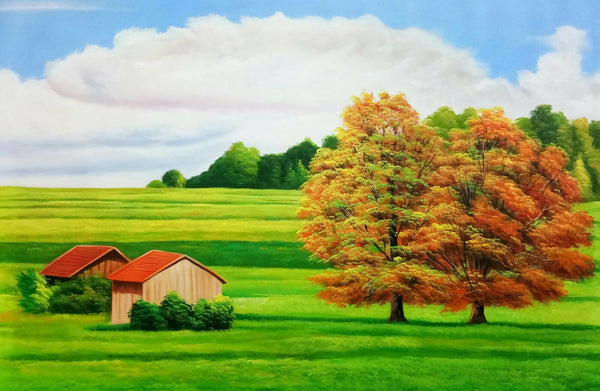 Landscape nature painting