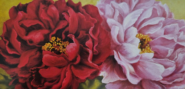 Rose flowers paintings.