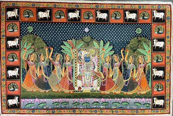 handmade Shrinathji pichwai painting