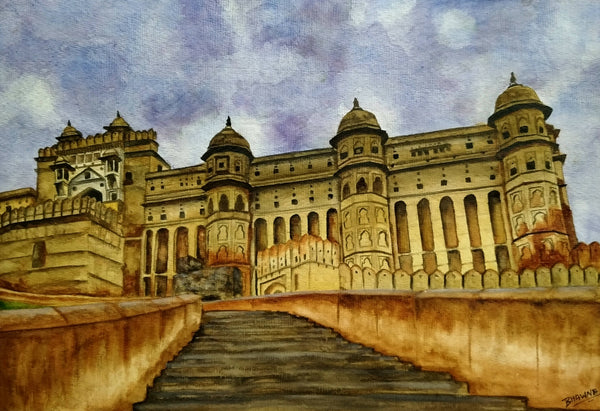 Amer Fort Live Painting