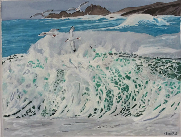 Big Wave Ocean Art