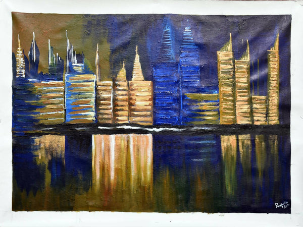 Building Abstract painting