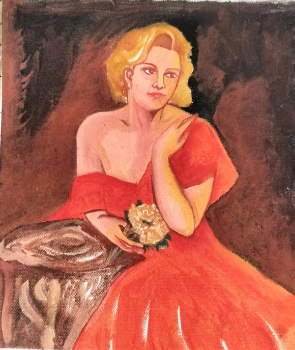 Fraulein on canvas