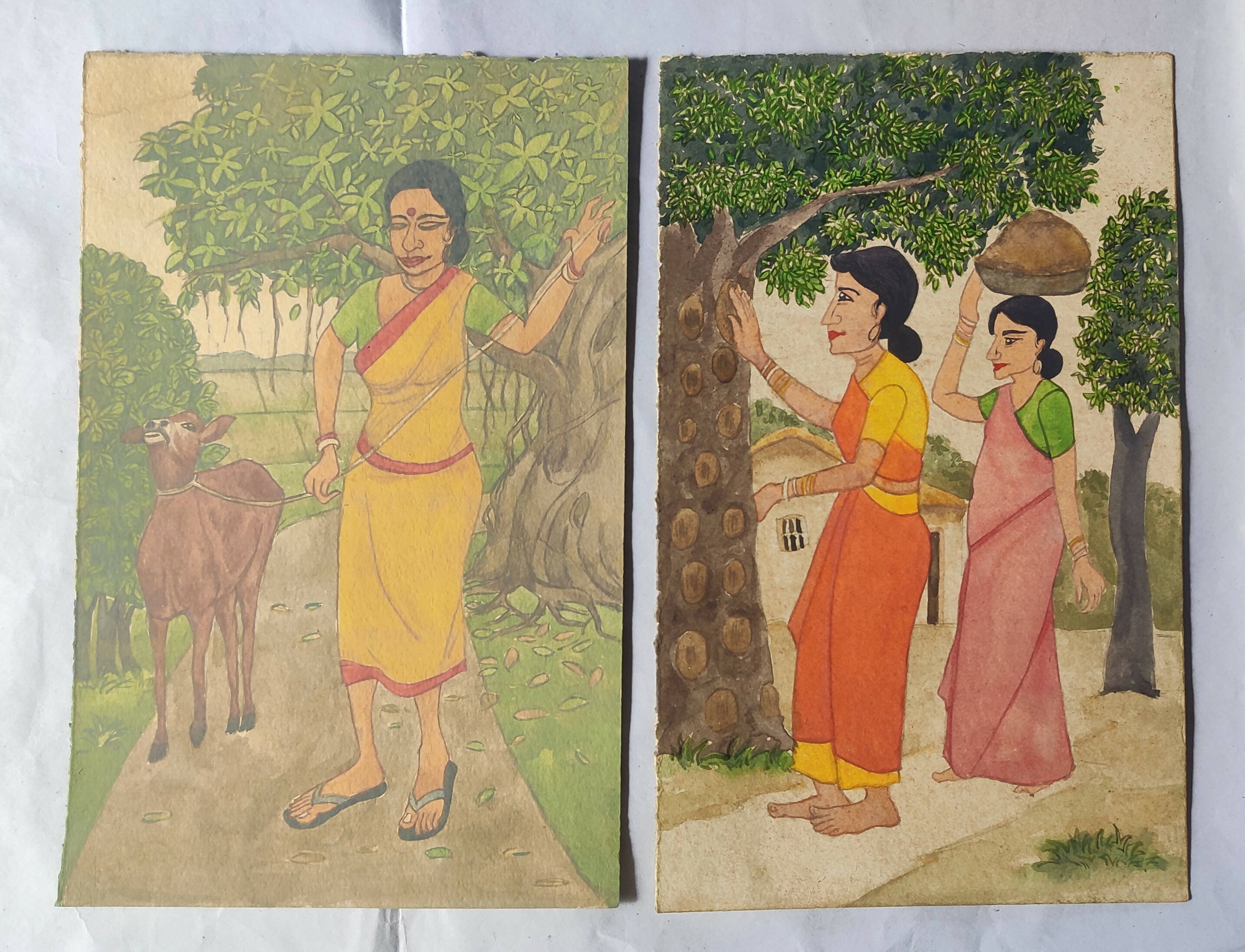 2 Indian Style painting