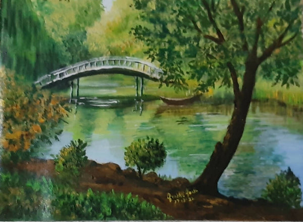 Bridge on river