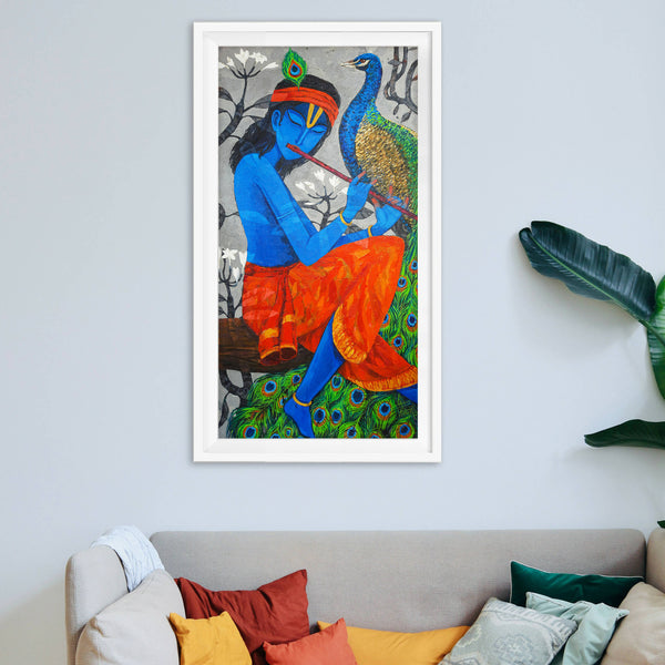 Shree Krishna / Painting on canvas