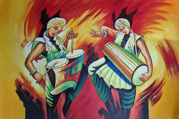Musical figures painting