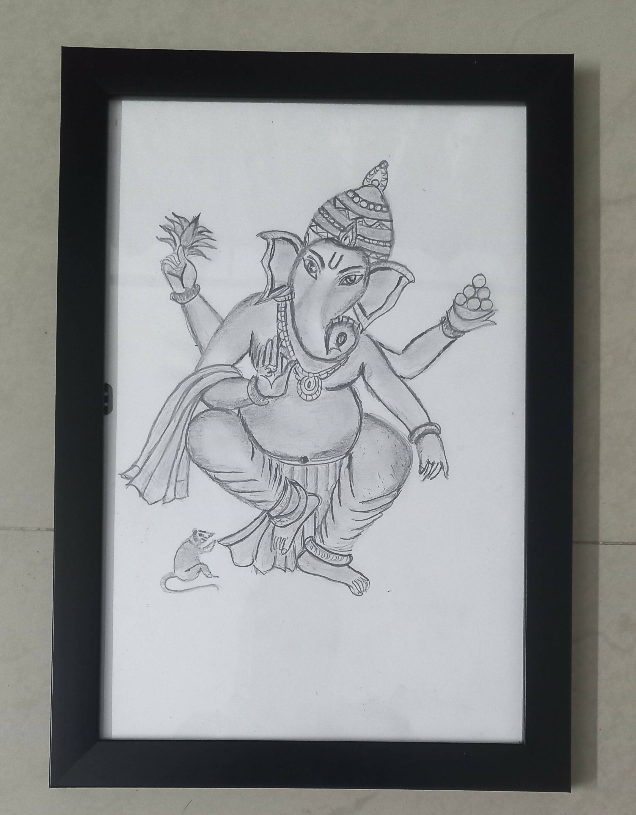 Done Pencil sketch of Ganesha by me  rdrawing