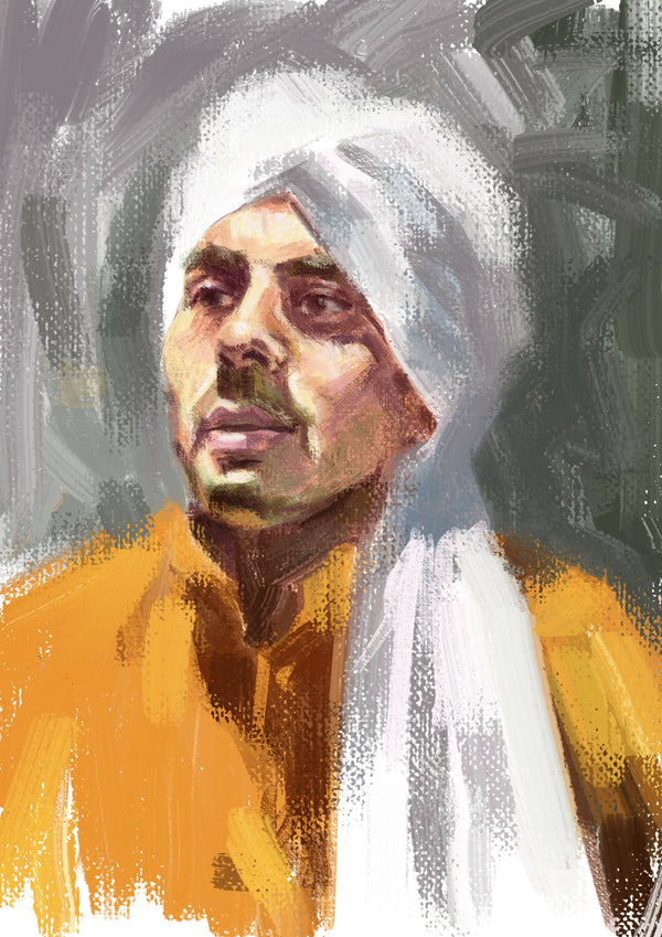 Man in white turban