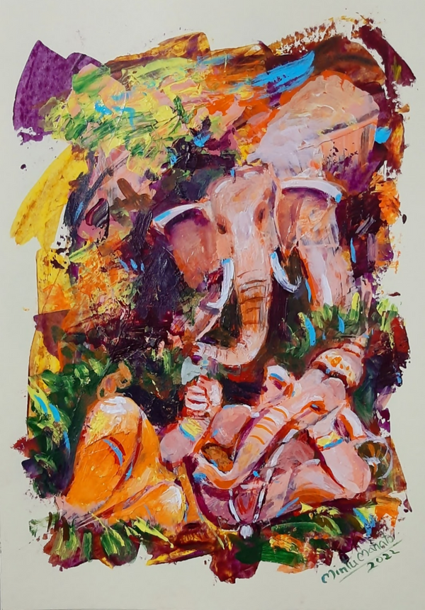 The lord Ganesha in the jungle...