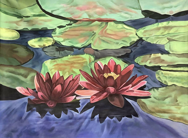 Lotus painting