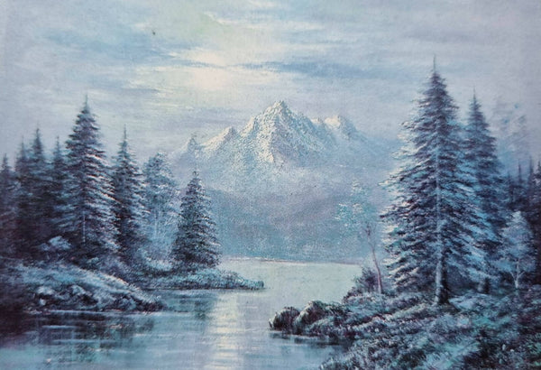 Mountains scenery landscape painting