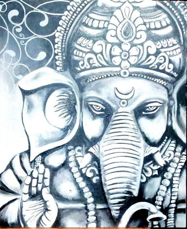 Ganesha-monochrome