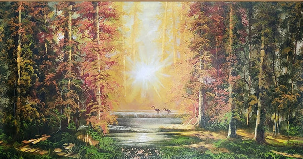 Calming nature landscape paintings